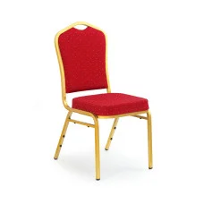 CHAIR K 66, RED / GOLD